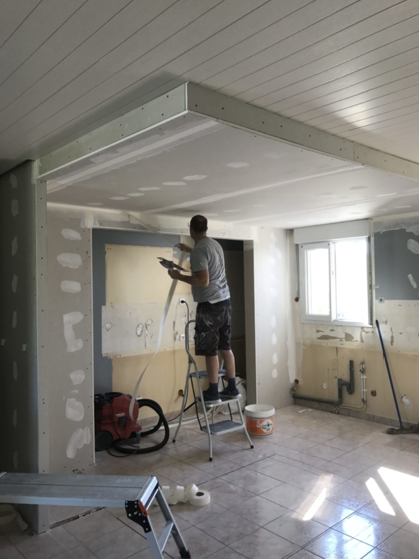 Cuisine 1 pendant travaux